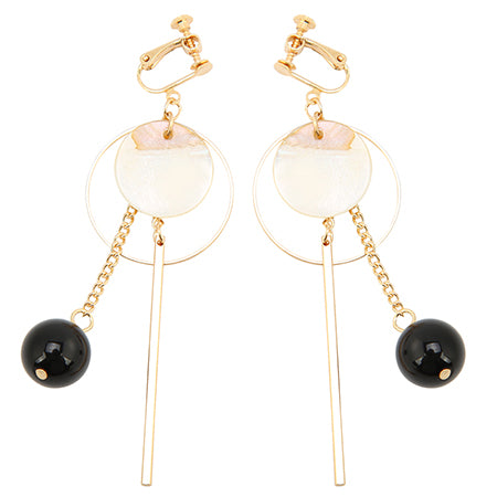 Opened Circle Ear Cuff Clips Women Big Arc Pendant Long Clip on Earrings for Women Girls Cartilage Jewelry non Without Pierced