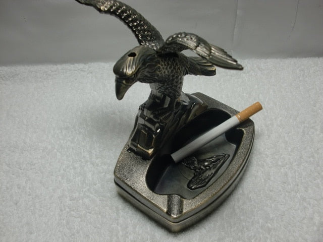 ASHTRAY WITH LIGHTER flame.Arts and crafts gift ideas for friends birthday|ashtray metal
