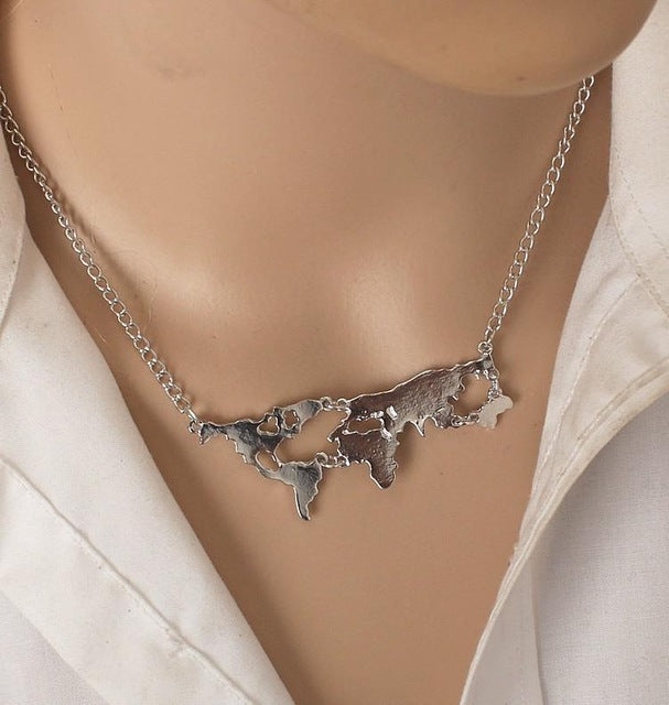 New Gold Fatima Hand Multilayer Hammer Chain Lariat Bar Necklace Long Strip Pendant Necklace Collar joyeria collier Women