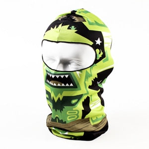 3D Animal Snowboard Bicycle Skull Cap Helmet Balaclava Headgear Hats Protection Winter Warmer Halloween Liner Full Face Mask