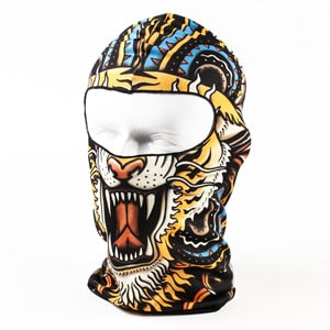 3D Animal Snowboard Bicycle Skull Cap Helmet Balaclava Headgear Hats Protection Winter Warmer Halloween Liner Full Face Mask