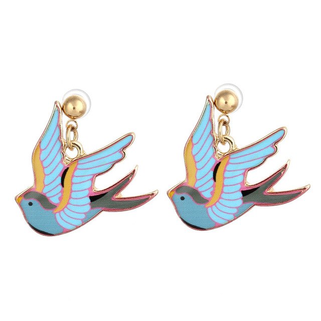 Hot Sale Women Funny Skull Stud Earrings 1 Pair Trendy Style Stud Earrings For Girls 22*13mm Skull Stud Earrings Fashion