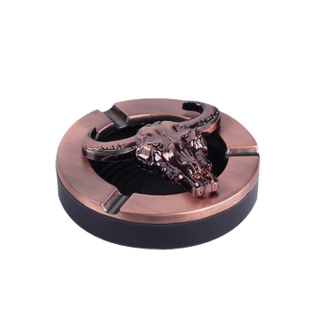 New Arrivals Fashionable Cigarrete Smoking Skull Ashtray Personality Gift Souvenir