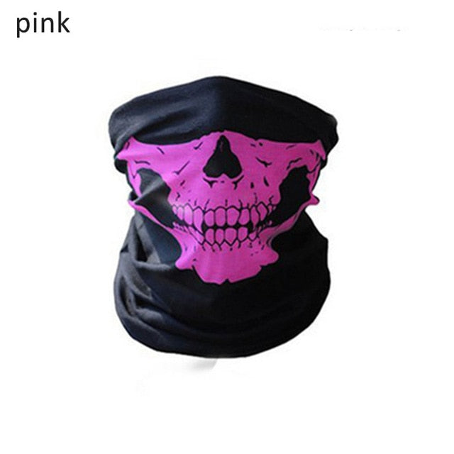 1pcs Outdoor Face Mask Skull Pattern Headband Magic Scarf