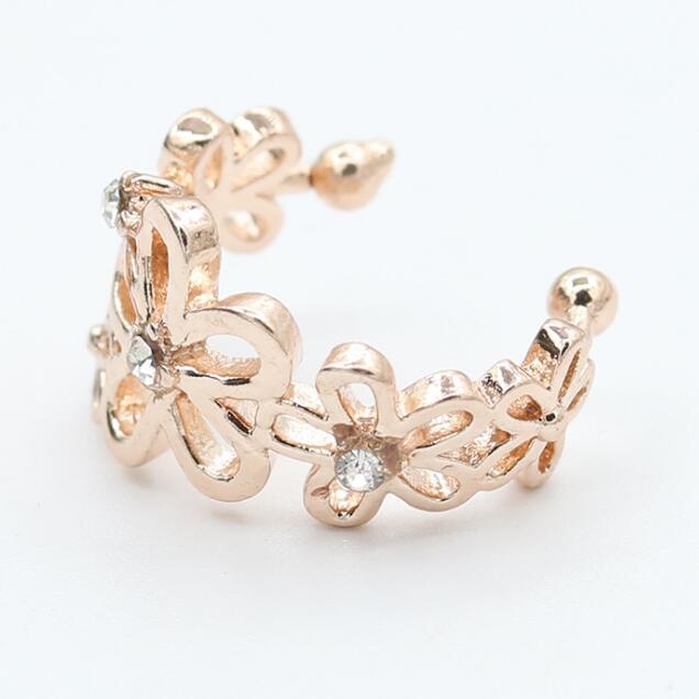 Ear clip on earrings no pierced ear cuff women earrings fashion jewelry ear jacket wrap earcuff