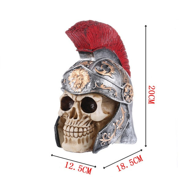 Resin Craft Home Decorations Skeleton Skull Model