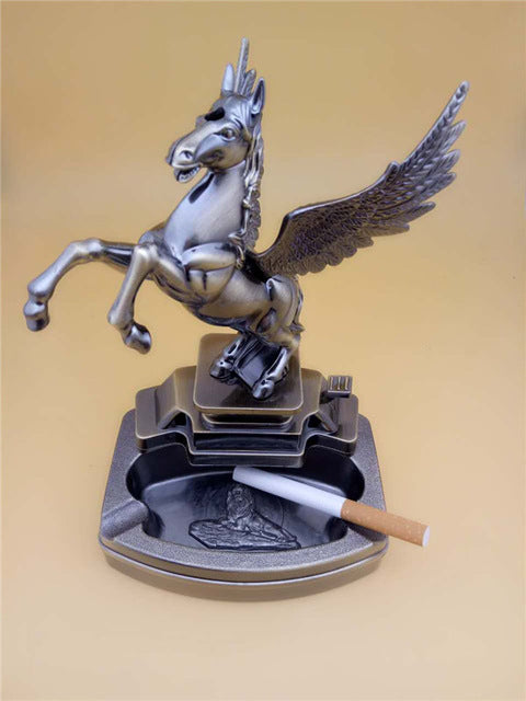 Ashtrays Creative luck Skull Cigarettes Ashtray Home Car Decoration Home Furnishing decoration