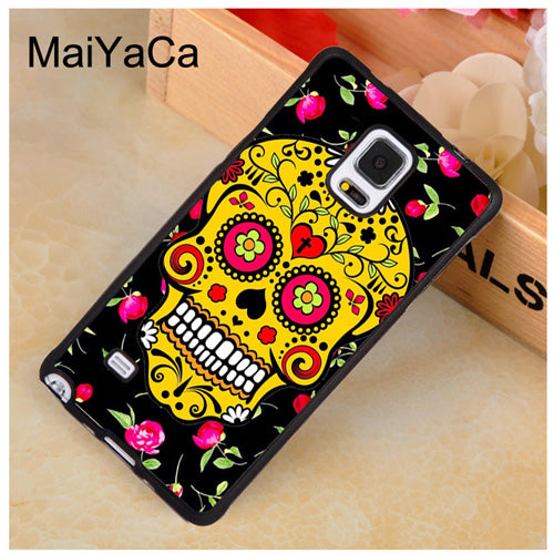 Floral Girly Sugar Skull Flower Case For Samsung