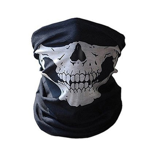 Full Face Motorcycle Face Shield winter Balaclava Face Mask Ghost Tactical Mask 3D Skull Sport Mask Neck Warm Windproof Outdoor|Motorcycle Face Mask