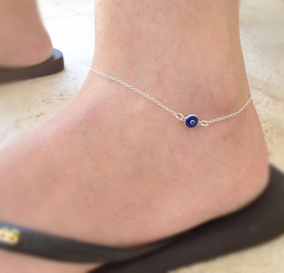 Gold Silver Color moda praia Anklet Bracelet on The Leg 2018 Fashion Summer Beach Foot Jewelry Tobilleras De Plata Para Mujer