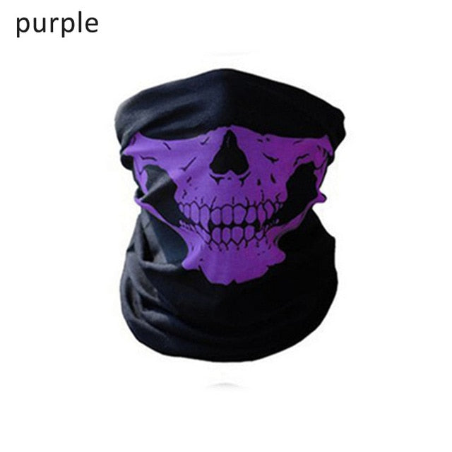 1pcs Outdoor Face Mask Skull Pattern Headband Magic Scarf