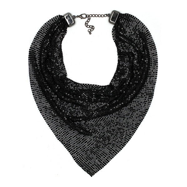 Matel Statement Jewelry Bib Collar Chokers Necklace For Women Trendy Punk Maxi Necklace Bohemian Necklace F1209