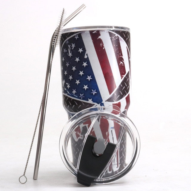 Powder Coated Tumbler Stainless Steel Tumbler 30 oz Double Wall