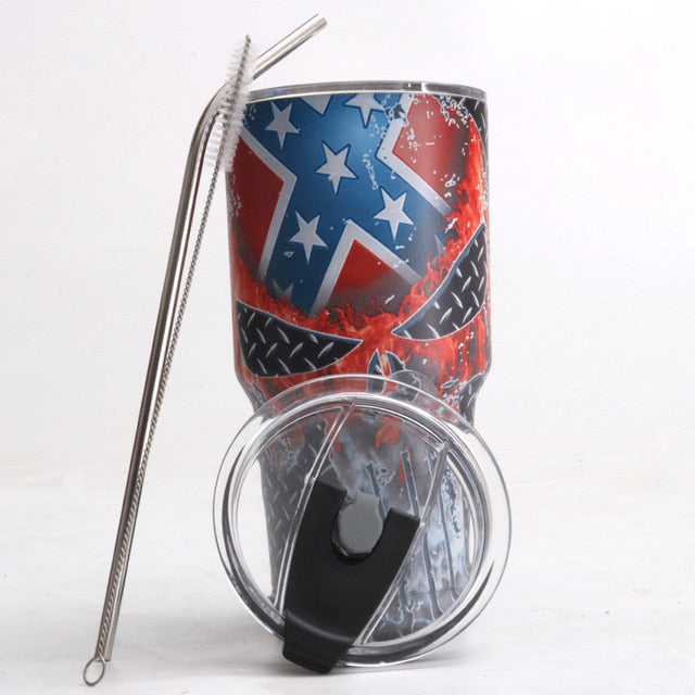 Powder Coated Tumbler Stainless Steel Tumbler 30 oz Double Wall