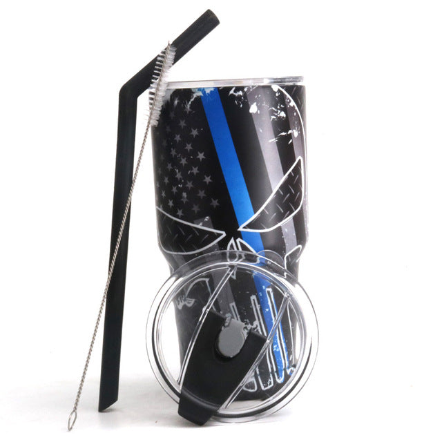 Powder Coated Tumbler Stainless Steel Tumbler 30 oz Double Wall