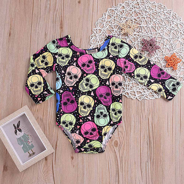 Halloween Cloth Toddler Costumes Baby Long Sleeves Skull