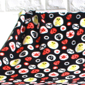 Skull skeleton head spider net nightmare throw blanket