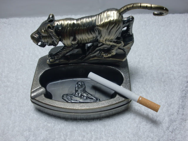 ASHTRAY WITH LIGHTER flame.Arts and crafts gift ideas for friends birthday|ashtray metal