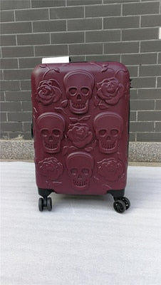 High quality Extra large volume Skull Luggage 19/25/29 inch