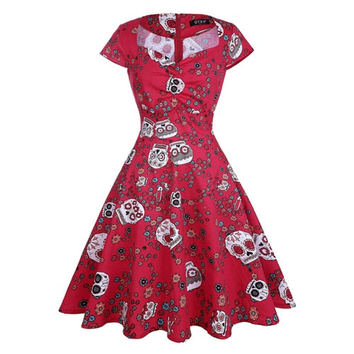 Sugar Skulls Flower Dress
