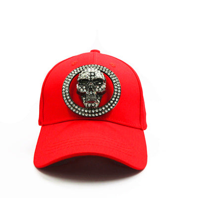 Metal skull cotton Casquette Baseball Cap hip-hop cap Adjustable Snapback
