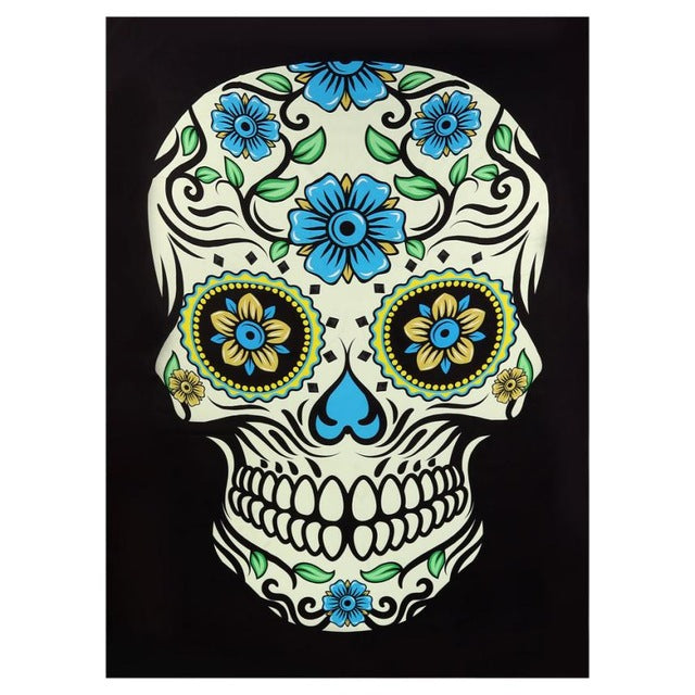 Super Soft Skull Bone Tapestry Wall Bedspread Beach Towel Mat Blanket Table Beach towel