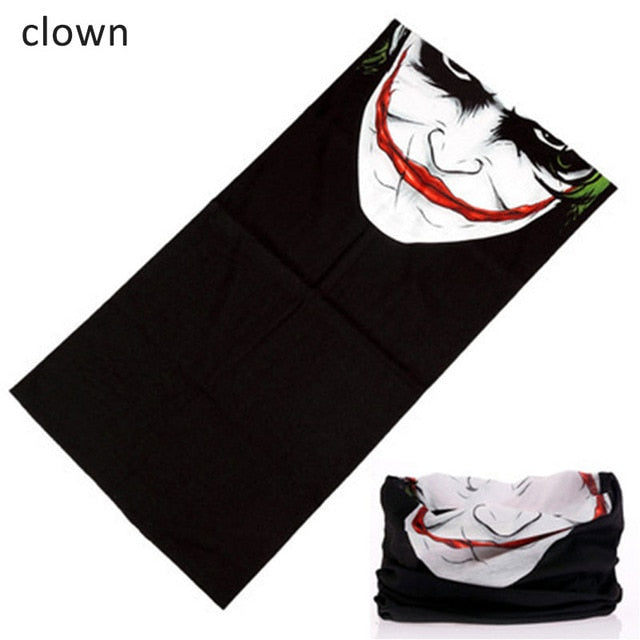 1pcs Outdoor Face Mask Skull Pattern Headband Magic Scarf