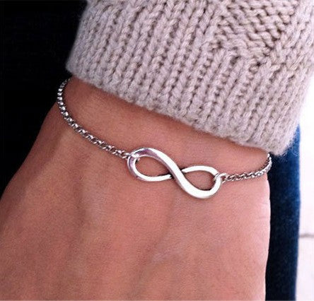 Fashion imitation pearl double chains choker Simple anklet 8 letter Handmade Beaded bracelet bangle luxury jewelry