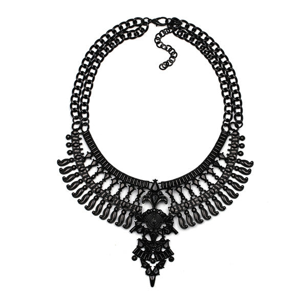 New Fashion Vintage Necklaces & Pendants Big Collar Necklace Gold Necklace Crystal Jewelry Statement Necklace N2202