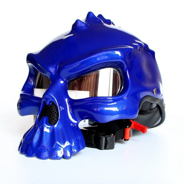 Skull Motorcycle Helmet Half Face Helmets