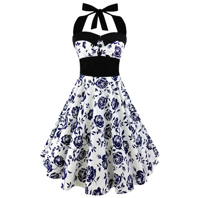 Summer Women Dress Halter Plus Size Party Sexy Casual Dress