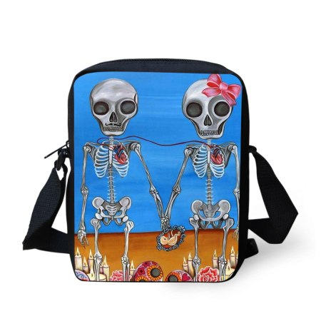 3D Skull Casual Shoulder Bags For Women Small Messenger Bag Woman Handbags Mini Cross-body Bag Mini Mochila Infantil