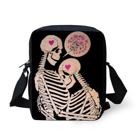 3D Skull Casual Shoulder Bags For Women Small Messenger Bag Woman Handbags Mini Cross-body Bag Mini Mochila Infantil
