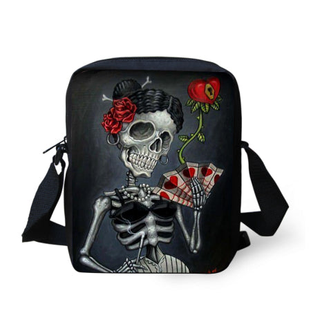 3D Skull Casual Shoulder Bags For Women Small Messenger Bag Woman Handbags Mini Cross-body Bag Mini Mochila Infantil