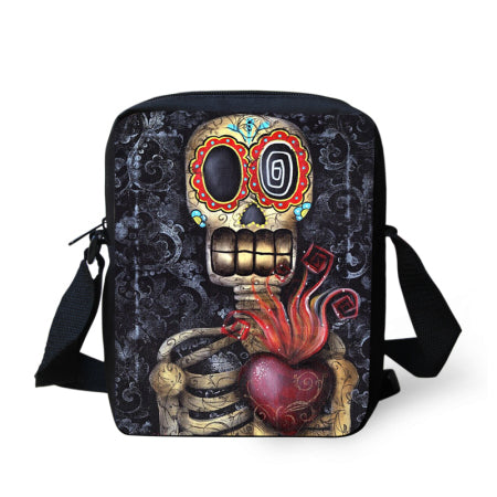 3D Skull Casual Shoulder Bags For Women Small Messenger Bag Woman Handbags Mini Cross-body Bag Mini Mochila Infantil