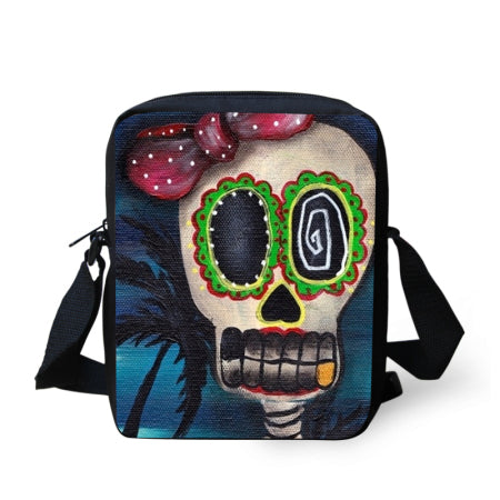 3D Skull Casual Shoulder Bags For Women Small Messenger Bag Woman Handbags Mini Cross-body Bag Mini Mochila Infantil