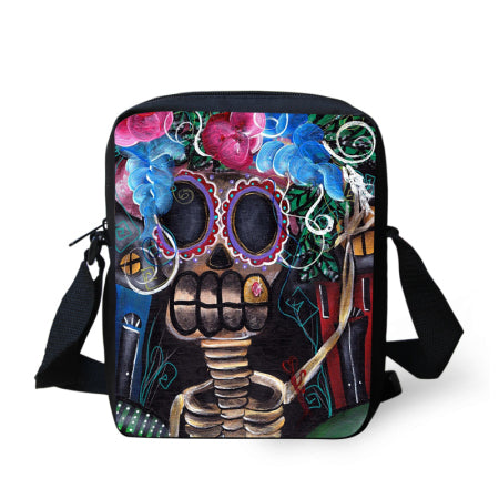 3D Skull Casual Shoulder Bags For Women Small Messenger Bag Woman Handbags Mini Cross-body Bag Mini Mochila Infantil
