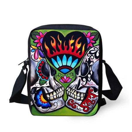 3D Skull Casual Shoulder Bags For Women Small Messenger Bag Woman Handbags Mini Cross-body Bag Mini Mochila Infantil