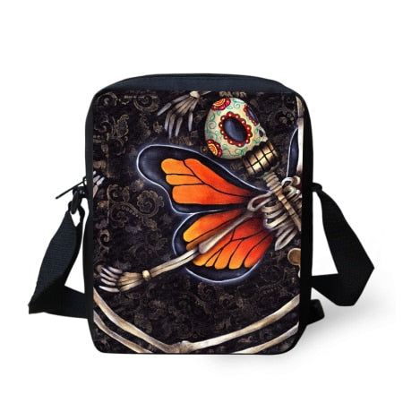 3D Skull Casual Shoulder Bags For Women Small Messenger Bag Woman Handbags Mini Cross-body Bag Mini Mochila Infantil