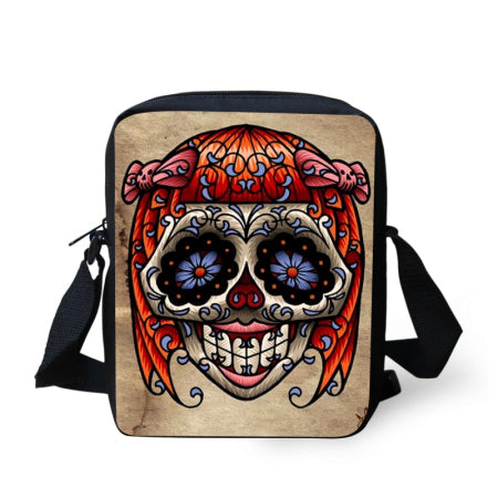 3D Skull Casual Shoulder Bags For Women Small Messenger Bag Woman Handbags Mini Cross-body Bag Mini Mochila Infantil