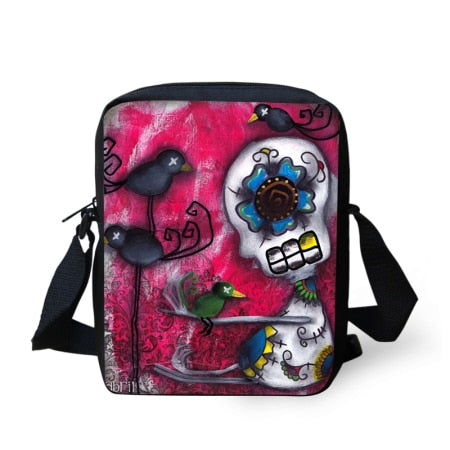 3D Skull Casual Shoulder Bags For Women Small Messenger Bag Woman Handbags Mini Cross-body Bag Mini Mochila Infantil