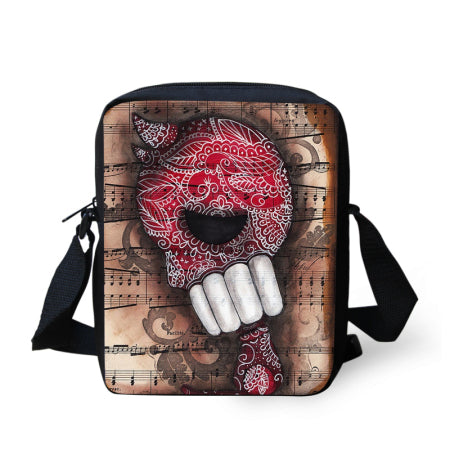 3D Skull Casual Shoulder Bags For Women Small Messenger Bag Woman Handbags Mini Cross-body Bag Mini Mochila Infantil