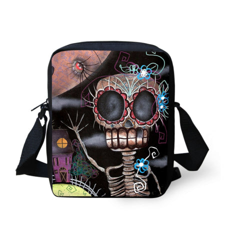 3D Skull Casual Shoulder Bags For Women Small Messenger Bag Woman Handbags Mini Cross-body Bag Mini Mochila Infantil