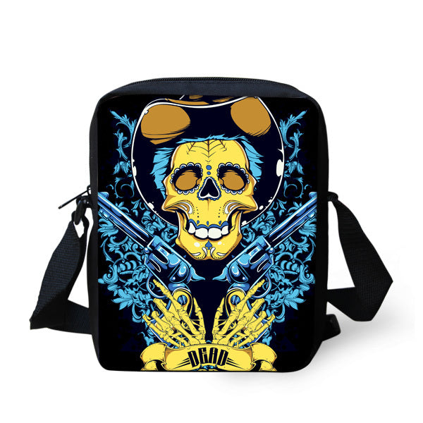 3D Skull Casual Shoulder Bags For Women Small Messenger Bag Woman Handbags Mini Cross-body Bag Mini Mochila Infantil