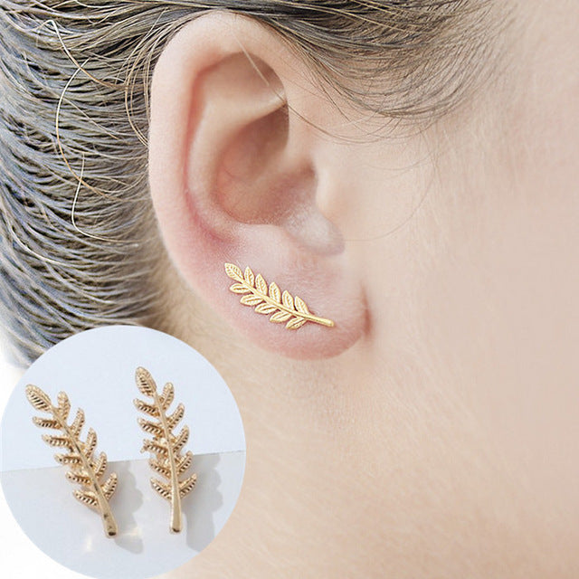 New Brincos Clip Earring Simulated-pearl Crystal Heart Leaf Star Flower Ear Bone Cuff Earrings For Women Men Jewelry