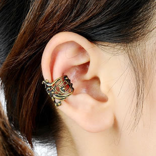 Stud Earrings For Women Feather Tassel Cat Star Spider Brincos Ear Cuff Fashion Jewelry 2018
