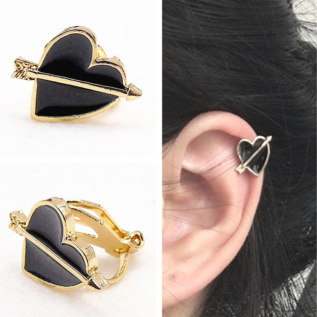 Stud Earrings For Women Feather Tassel Cat Star Spider Brincos Ear Cuff Fashion Jewelry 2018