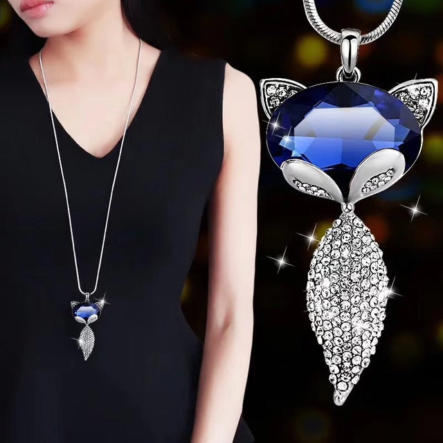 Long Necklaces & Pendants for Women Collier Femme Geometric Statement Colar Maxi Fashion Crystal Jewelry Bijoux 2018