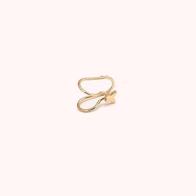 Fashion 1Pc Silvery/Golden Ear Cuff Earrings Women Charming Hot Non Piercing Cartilage Ear Clip