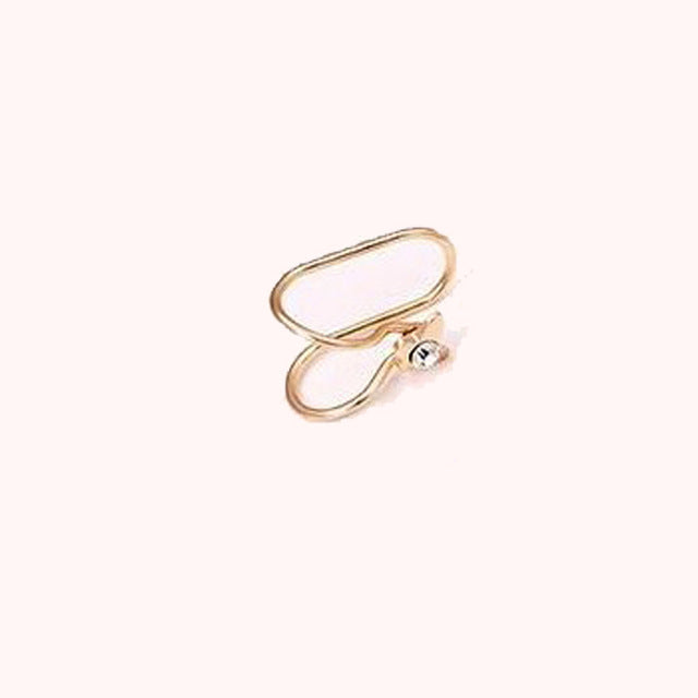 Fashion 1Pc Silvery/Golden Ear Cuff Earrings Women Charming Hot Non Piercing Cartilage Ear Clip
